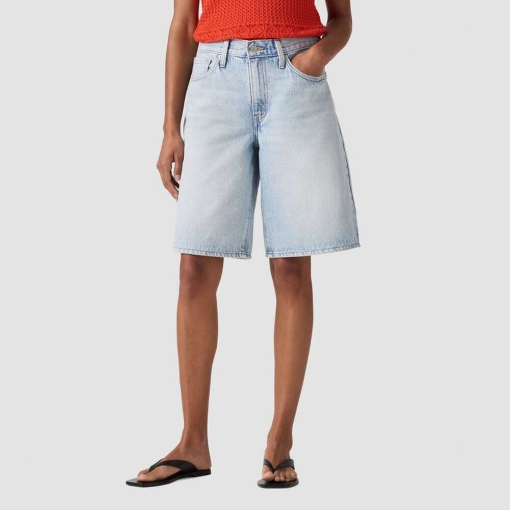 Levi's Women's Middy Jort Light Blue Denim 29